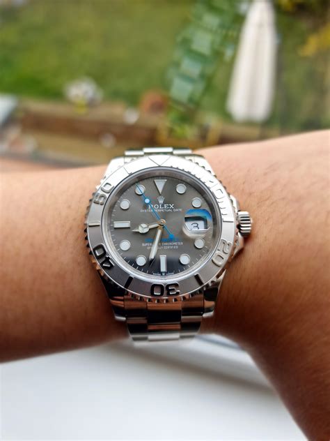 rolex yachtmaster rhodium replica